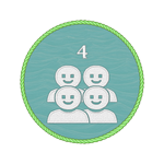 Four is plenty badge icon