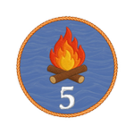 Bonfire 5 badge icon