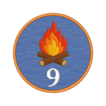 Bonfire 9 badge icon